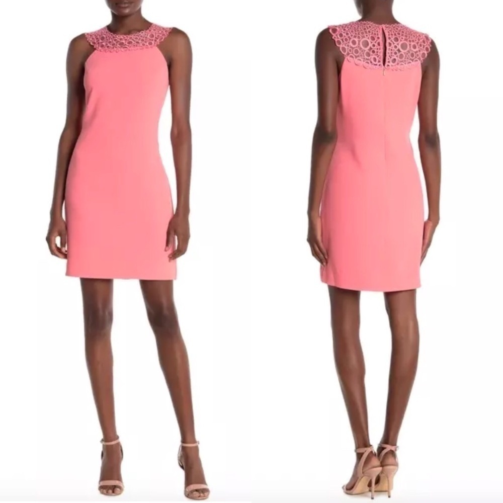 NEW Trina Turk Sugar Coral Bliss Sheath Dress